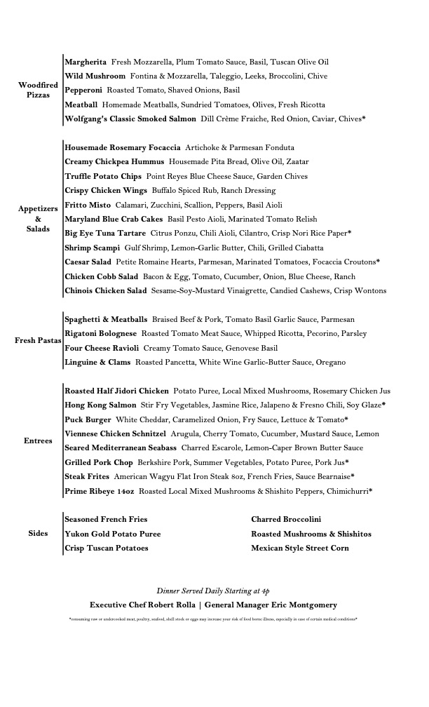 Wolfgang Puck Bar & Grill Menu - Image 2